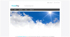 Desktop Screenshot of fone2pay.com