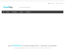 Tablet Screenshot of fone2pay.com